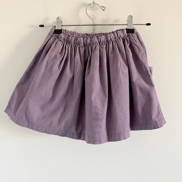 Mini Boden Corduroy Skirt 5-6 Purple 100% Cotton - Picture 4 of 7